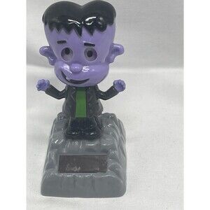 Halloween Dancing Frankenstein Solar Powered 4" Cute Fun Figure 2014 Works